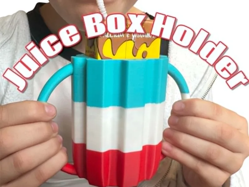 Bomb pop juice box holder