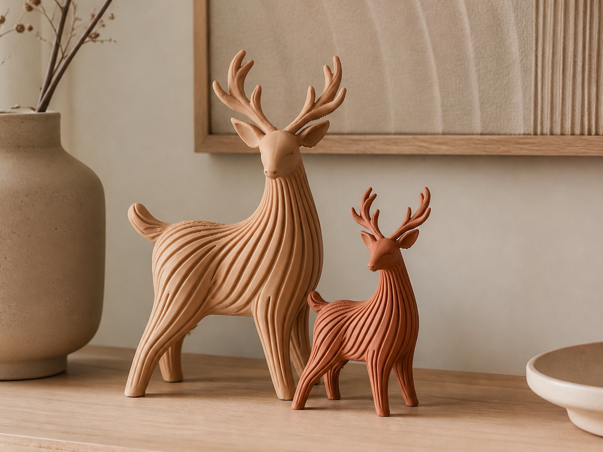 Deer - Japandi Style