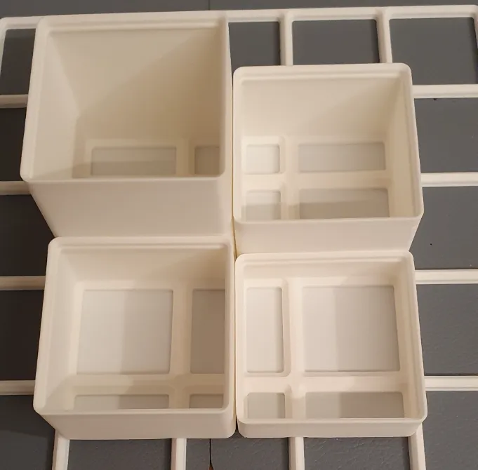 Gridfinity Eco Bin, two side half grid - all sizes