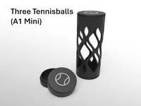 Smaller version - 3 Tennis balls - (A1 mini compatible)