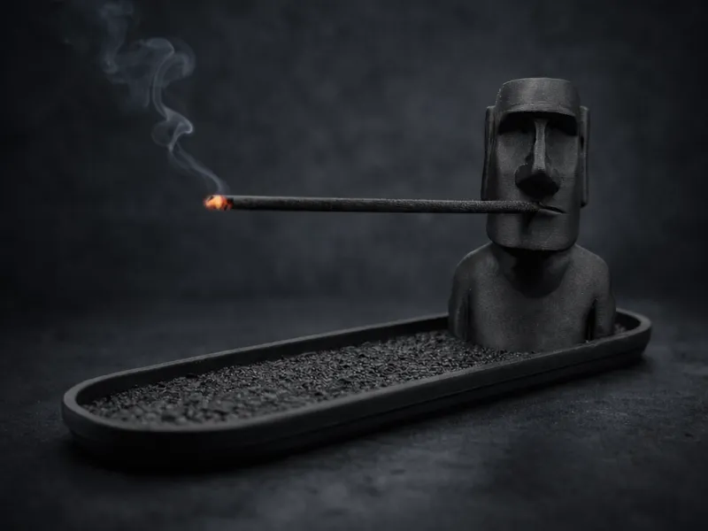 Moai Incense holder