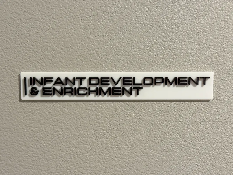 Severance Nursery Sign