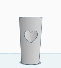 Round Heart Pencil Holder