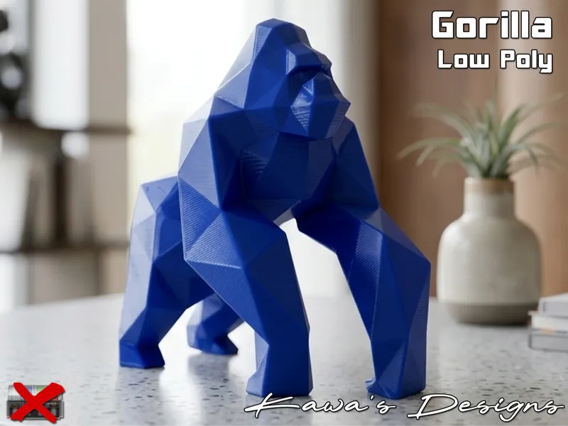 Gorilla Low Poly
