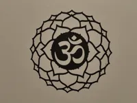 Silhouette murale fleur de lotus — photo 2