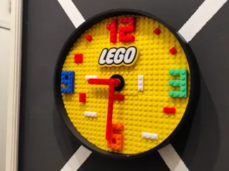 Brick clock