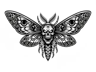 Polilla Calavera