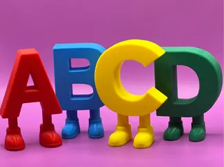 Letters with legs fun alphabet
