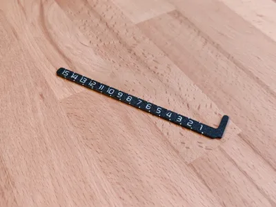 Gridfinity Hight Ruler
