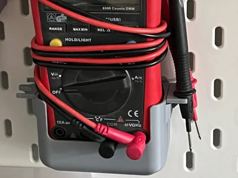 Uni-T UT61C Halterung für IKEA Skadis