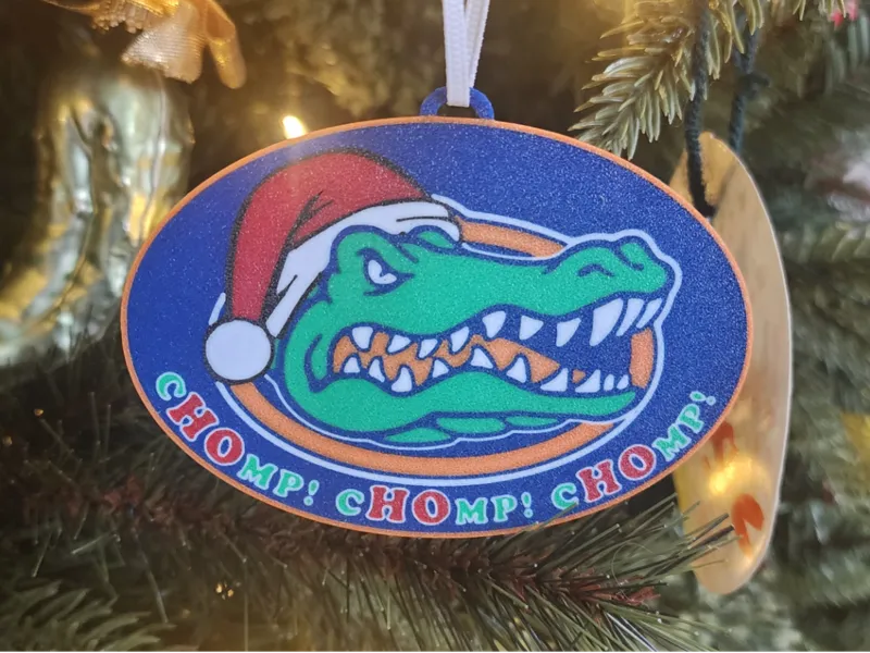 Florida Gators Christmas Ornament