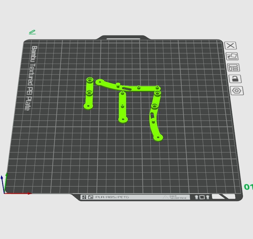 Miniatura 2 do modelo 3D 车载手机支架