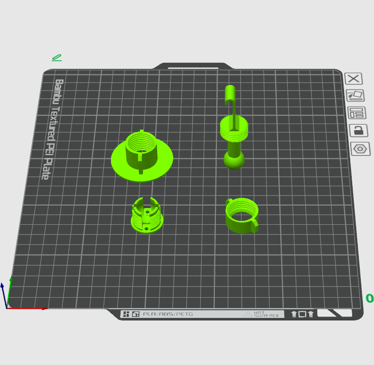 Miniatura 3 do modelo 3D 车载手机支架