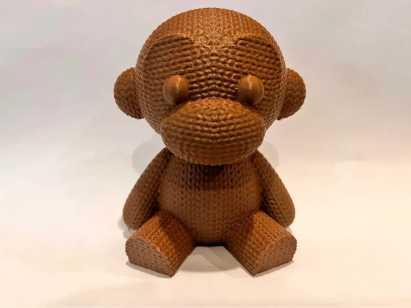 Cute Knitted Monkey