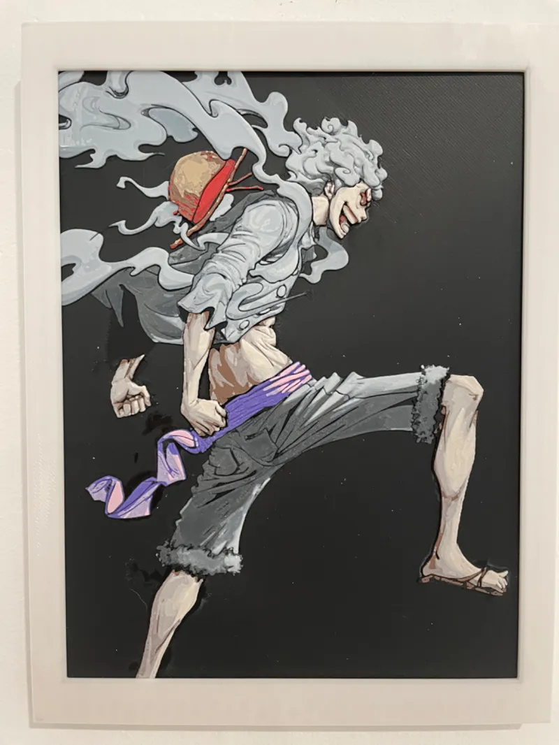 Luffy Gear 5 HueForge