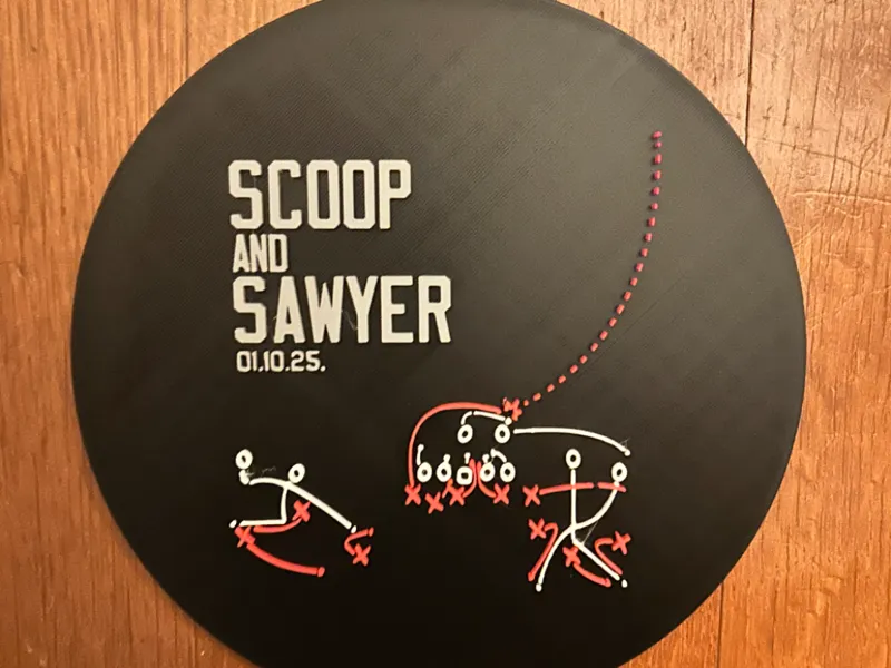 Scoop and Sawyer 3D Sign