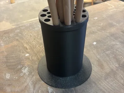 Wooden Dowel Holder