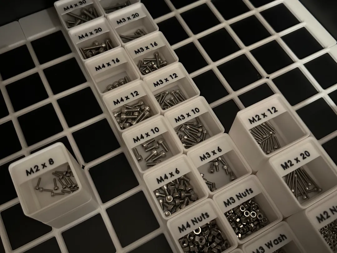 Gridfinity Screw Container - Stackable & Customize - Free 3D Print ...