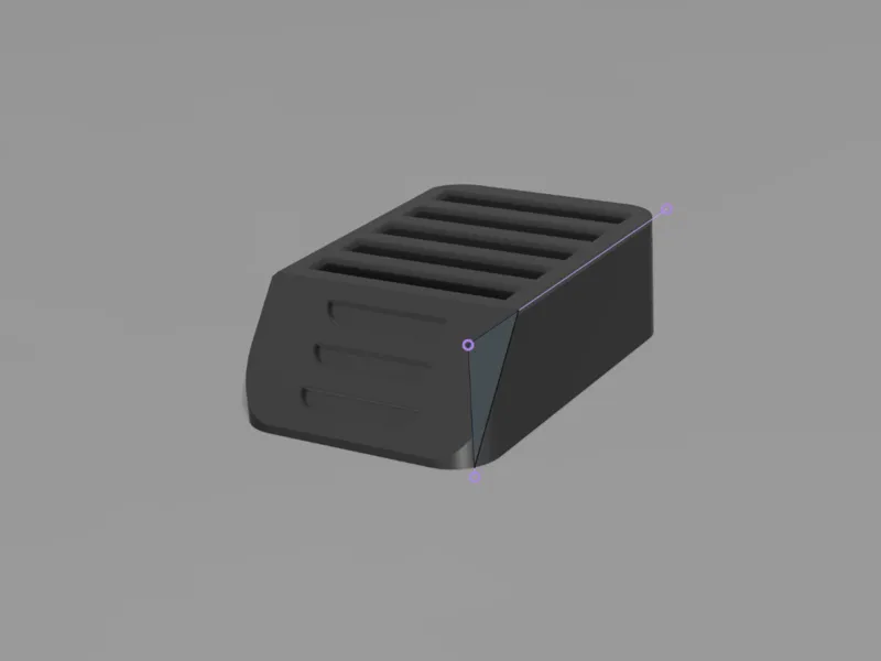 1€ Shopping cart token holder - Tesla Model 3