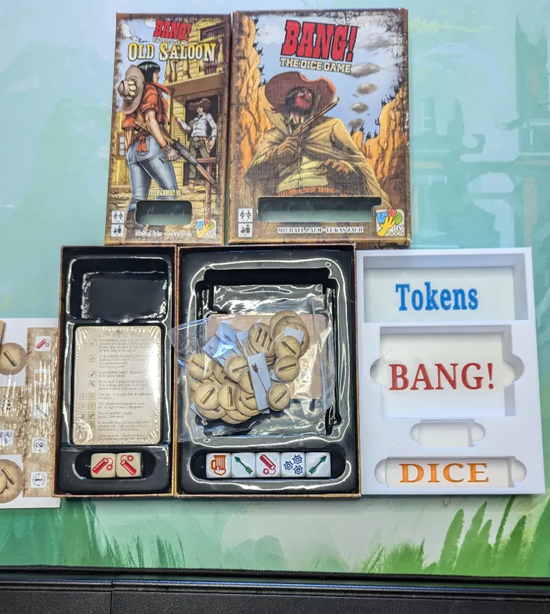 Bang Dice Game w/ Saloon Expansion Insert