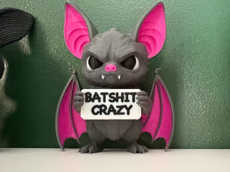 Cute But Grumpy Bat