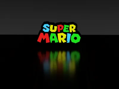 Super Mario Light Box