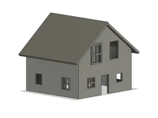 Einfamilienhaus Maßstab 1:87 z.B. f. Spur H0