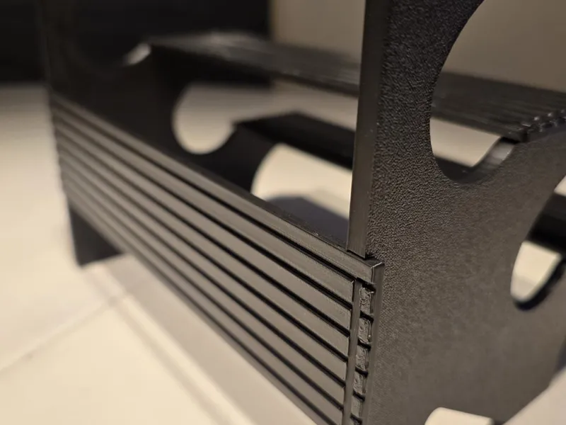 Displaystand with backsupport