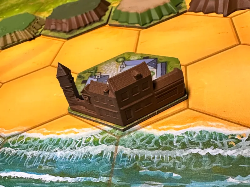 Memoir 44 Town Hex - War Hex Game