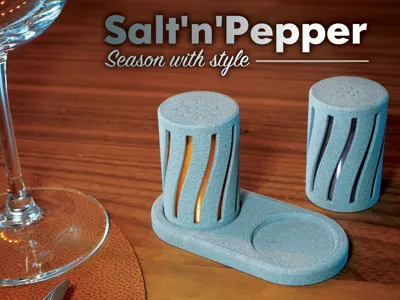 Salt'n'Pepper: bicolor salt and pepper shaker