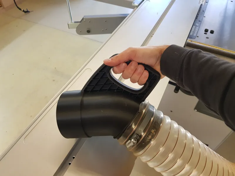 adapter handle for dust collection