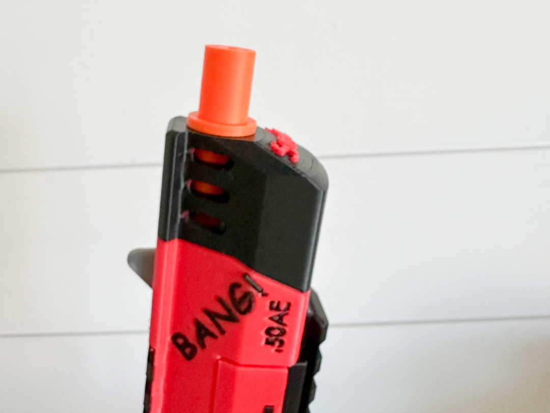 Orange Prop Plug for Deadpool Desert Eagle 