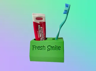 Toothbrush & Toothpaste Holder – Fresh Smile