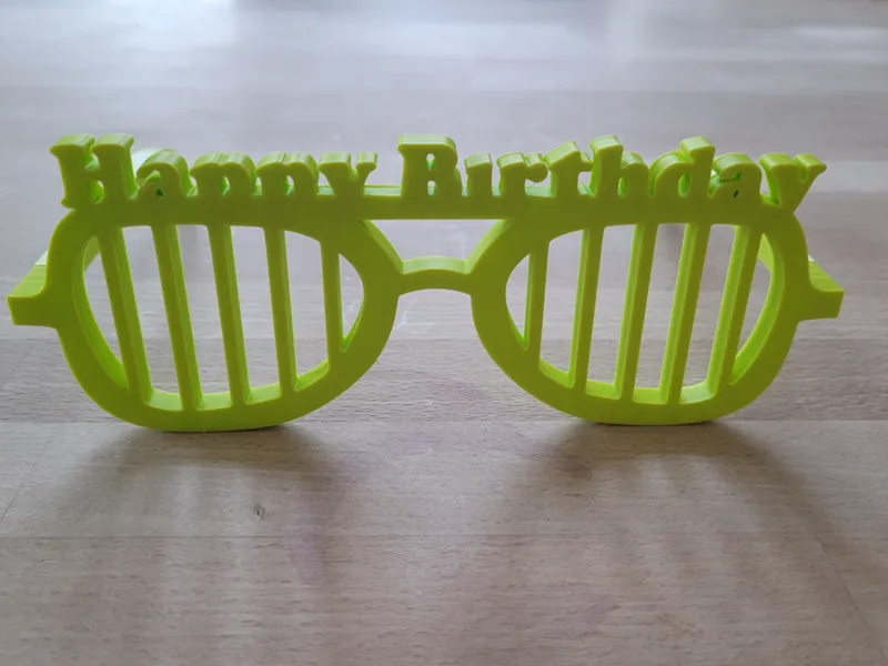 Happy Birthday glasses
