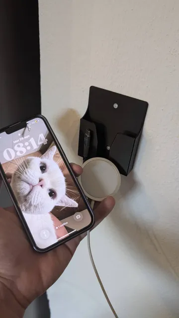 Soporte: Parametric Phone Wall Mount & Charging Station — vista de referencia 3