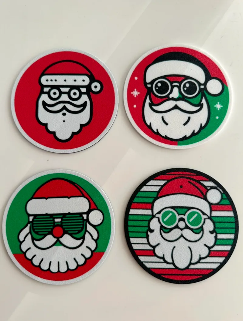 Christmas coaster father christmas