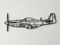 Déco murale avion P-51 Mustang — photo 2