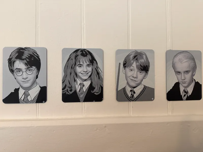 Chroma movie set #1 - Harry Potter - 150mm x 113mm