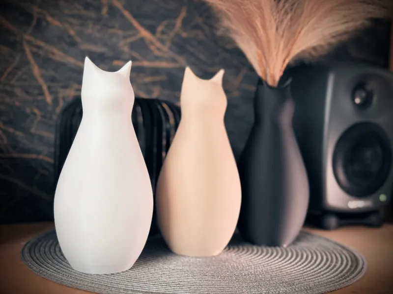 Cat vase
