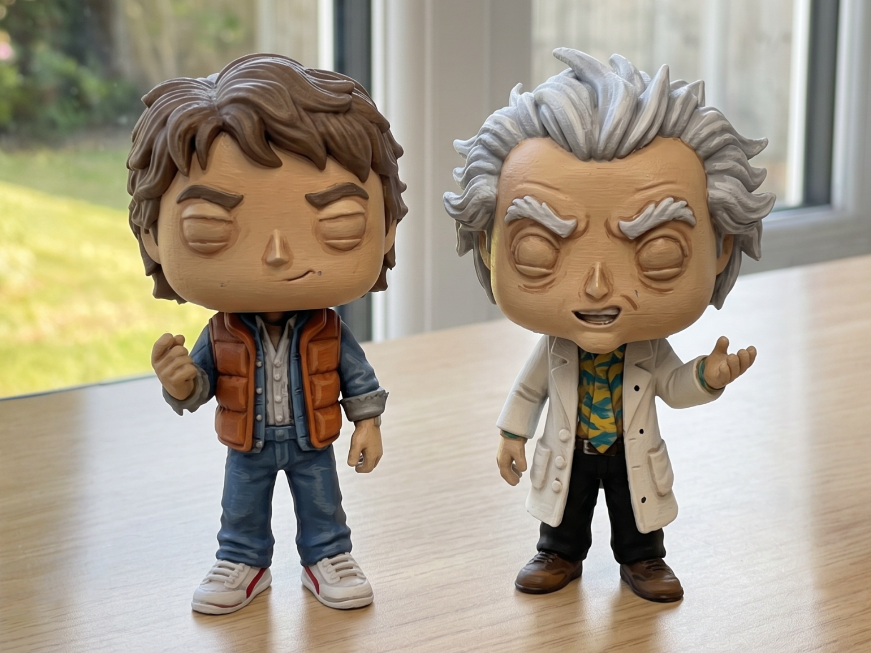 Marty McFly & Doc Brown Duo: Funko Pop Style Set