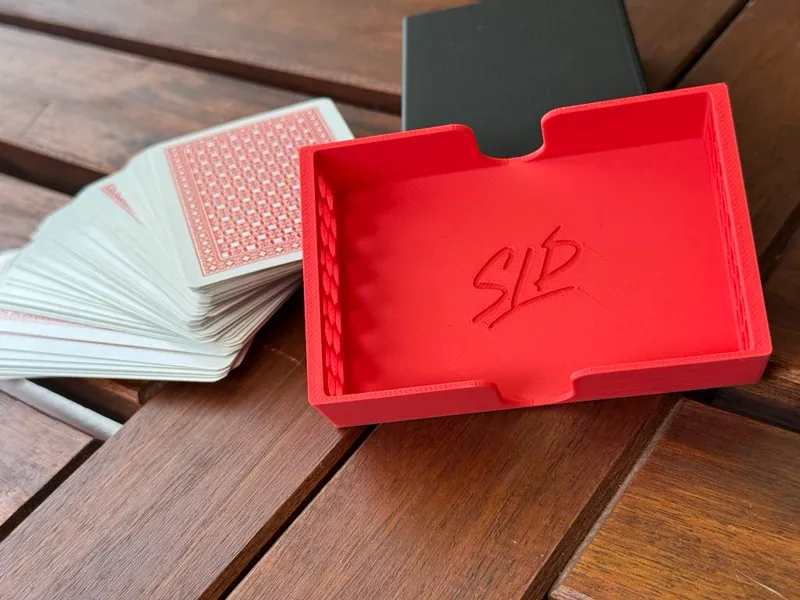 Deck of cards storage