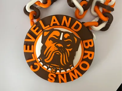 Cleveland Browns Spinning Chain - alt Dog logo
