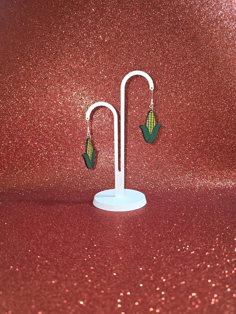 Corn cob earrings view 3