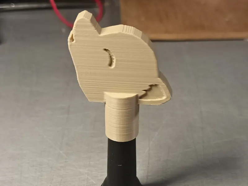 Cute howling dog valve cap