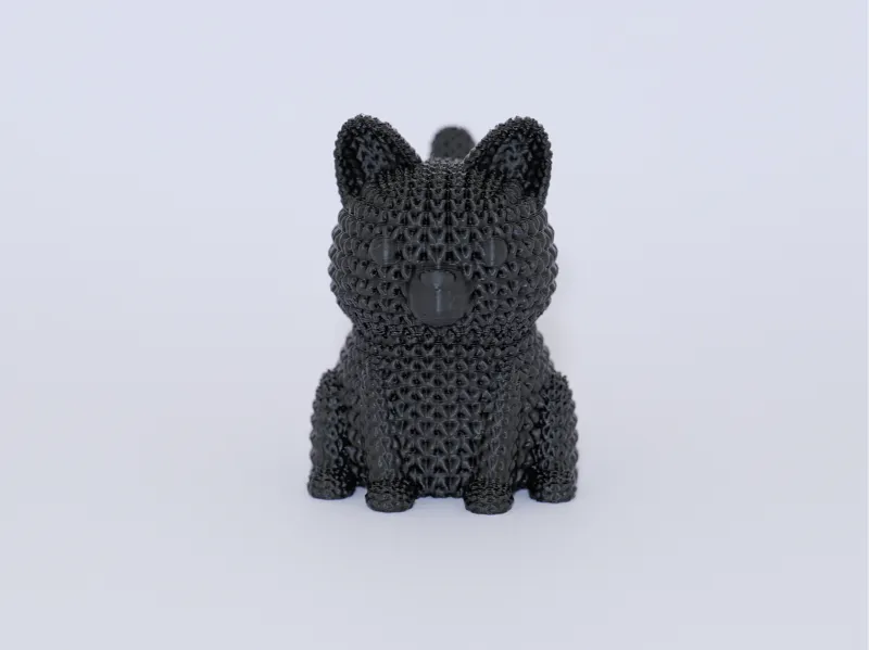 knitted big fat cat