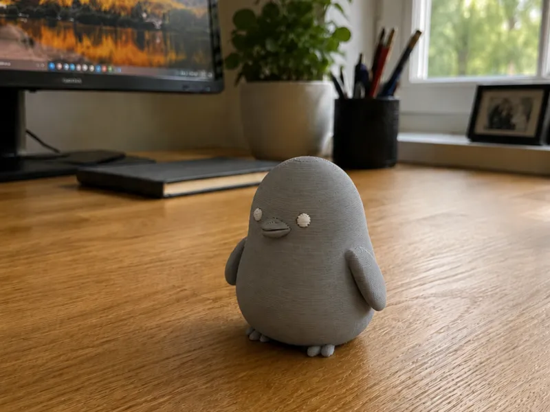Cute mini pinguin