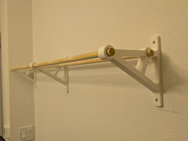 Filament spool rack for 3/4" rods