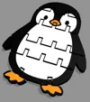 Christmas penguin