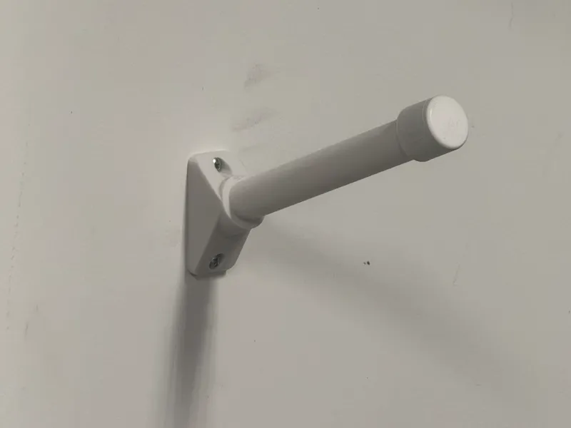 Angled PVC Wall Mount for 1/2" PVC pipe