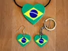 Loving Brazil – Necklace Pendant, earring & fob